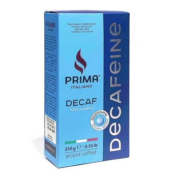 Кава мелена Prima Italiano Decaf 250 г (без кофеїну)