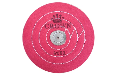 Круг муслиновый CROWN розовый d-150 мм, 60 слоев.