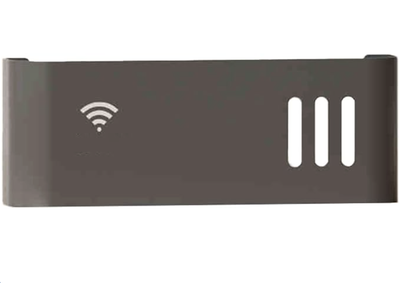 Органайзер-полиця для роутера настінна підставка кронштейн для Wi-Fi S Сірий