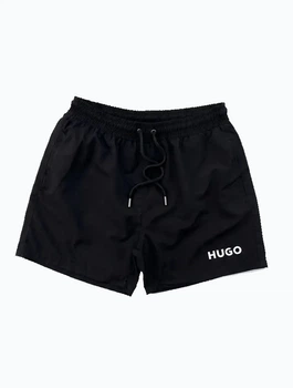 Шорты мужские для плавания HUGO Quick-Dry Swim Shorts With Logo Print HB-25011BL M