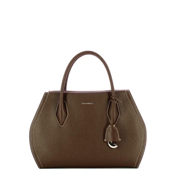 Torebka crossbody damska ze skóry naturalnej Coccinelle Coccinellelord E1EUF180160 W97 Brązowa (800070350955)