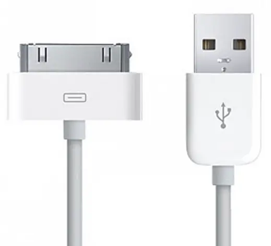 Кабель USB для iPhone 4/iPad 2,3,4 White