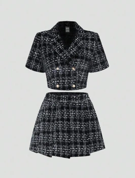 Жіночий Костюм SHEIN 916459-3 0XL сірий (2000005220715)