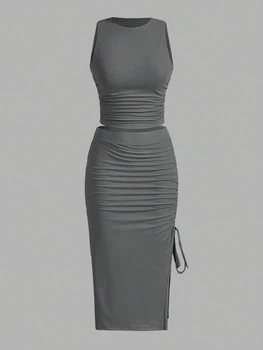 Жіночий Костюм SHEIN 925038-3 0XL сірий (2000005285851)