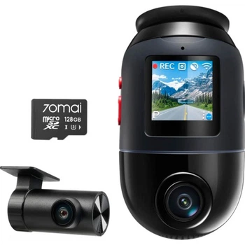 Видеорегистратор Xiaomi 70mai Dash Cam X800-2 Omni 128GB Black +RC14 Rear Camera Set (1152147) Xiaomi 1152147 1040189