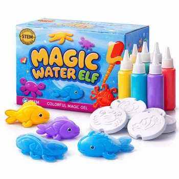 Набір для творчості Magic Water Elf 30 мл — створення гелевих фігурок у воді, кольоровий магічний гель для дітей 3+