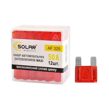 Предохранители флажковые MAXI 50А "Solar" AF-325