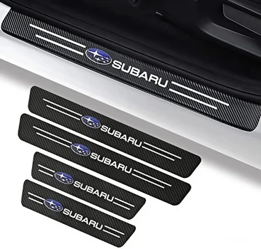 Защитная пленка на пороги Carbon 4D Subaru