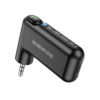Bluetooth-ресивер BOROFONE BC35 Wideway car AUX BT5.0 receiver 150mAh Black (6974443381450)