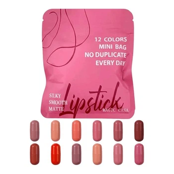Набор матовых мини-помад LipstickHant, 12 штук