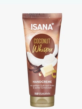 Крем для рук с кокосом и белым шоколадом Isana handcreme kokonut whispen,100 мл