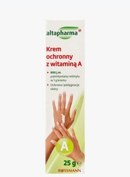 Защитный крем для кожи с витамином А Altapharma Krem ochronny z witaminą A,100 мл