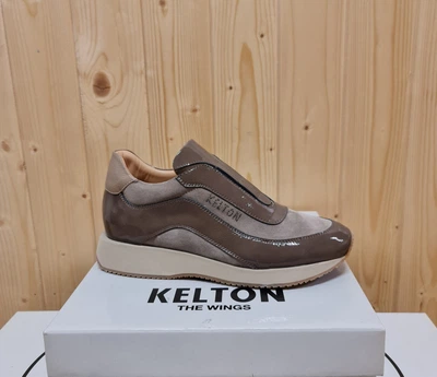 Кросівки фірми Kelton р.37 Лакова шкіра та Замша