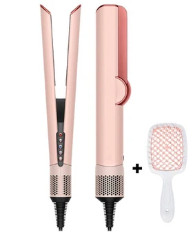 Выпрямитель-фен 2в1 Kanzan Pink,+ расческа сакура