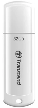Флешка Transcend 32 ГБ USB 3.1 Пластик Белый (682080)