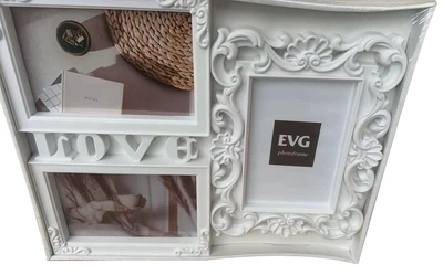 Фоторамка-колаж EVG Inno ZB-3PH-285 WHITE COLLAGE 3 на 3 фото 10×15 см білий