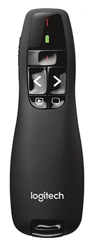 Презентер Logitech беспроводной USB черный 37,8х115,5х27,4 мм 57 г (679322)