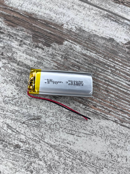 Литиевый аккумулятор 902050 Li-pol 950мАч 3.7V - полимерная батарея