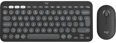 IT набор Logitech Клавиатура и мышь пластик 124х59х107 мм Серый (681473)