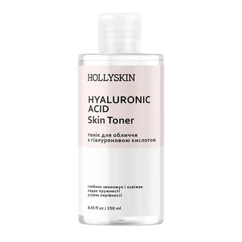Тонік для обличчя HOLLYSKIN Hyaluronic Acid з гіалуроновою кислотою, 250 мл