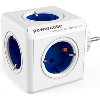 Розгалужувач мережевий Allocacoc Powercube На 5 розеток Синій (1100BL/DEORP)