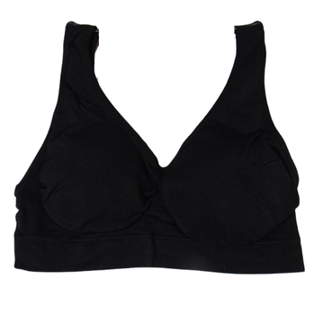 Топ - бюстгальтер 2XL-3XL чорний Ouno 8079