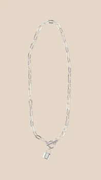 Цепочка подвеска Замочек женская База LAWA WTJ02655 Серебряный shop (2000999545207)