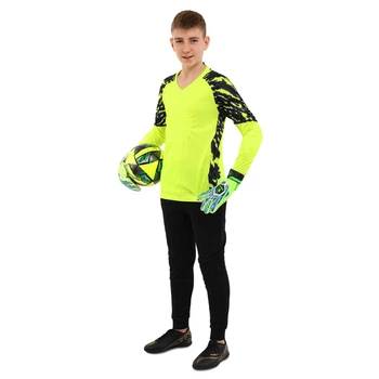 Форма футбольного вратаря детская форма вратарская SP-Sport 0120 рост 140-150смNeon Green-Black