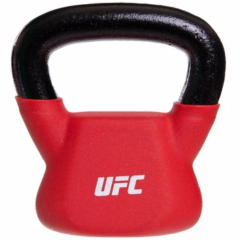 Гиря стальная 8кг с виниловым покрытием тренировочная цельная UFC Ultimate Training 69694 вес 8кг
