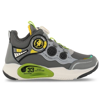 Кроссовки баскетбольные детские SP-Sport Kid's Edition 2412-3 размер 35 Grey-Green