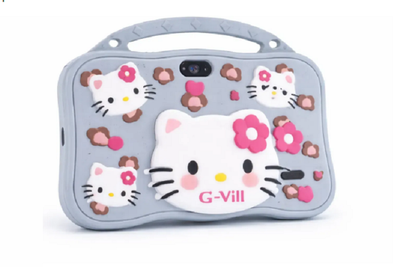 Планшет детский G123 с Hello Kitty, Wi-Fi на Android, 7, серый (G123)