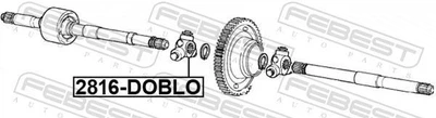 Трипоїд ШРУСа FIAT PUNTO (188_) / FIAT STILO (192_) / FIAT DOBLO (223_) 1999-2012 г.