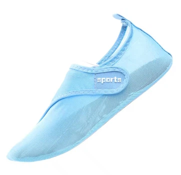 Обувь для пляжа и кораллов аквашузы Diving shoes голубые плоская подошва 36-37 ( 23,5 см ) 240