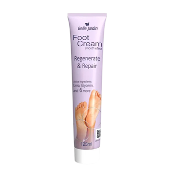 Крем для ног и пяток Belle Jardin Foot Cream Regenerate с мочевиной и глицерином, 125 мл
