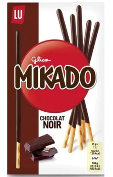 Соломка в чорному шоколаді Glico Mikado 75г