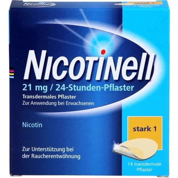 Никотиновый трансдермальный пластырь Nicotinell 21 мг Уровень 1 14 шт