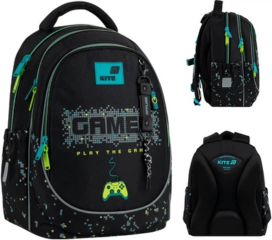 Рюкзак шкільний Kite Education Play the Game 38x28x16 см 18 л Чорний (K26-700M-4)