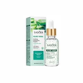 Сироватка для обличчя з екстрактом алое Sadoer Aloe Vera Luxurious Hydrating Essence, 30 мл