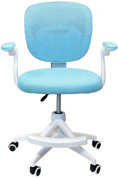Кресло детское Perfect Home Perfect Kids Blue с подставкой для ног Голубое (000012377734)