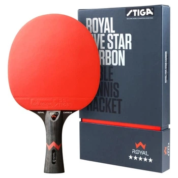 Ракетка для настільного тенісу Stiga Royal Carbon 5 Star FL (1215-2818-01) (931106) Stiga 931106 1041174