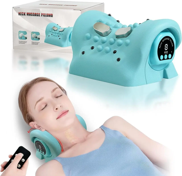 Массажер для шеи Neck Massager Pillow электрический с подогревом и вибрацией Тиффани