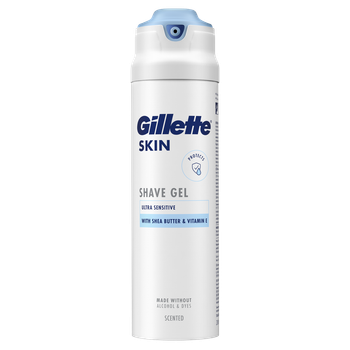 Гель для гоління Gillette Skin Sensitive 200 мл (7702018604104)