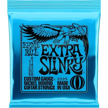 Струни для електрогітари Ernie Ball 2225 8-38 Extra Slinky