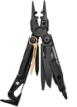 Мультинструмент Leatherman MUT Black, чехол нейлоновый Molle (масло), sight adjuster