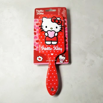 Расческа-щетка для волос красная Hello Kitty.