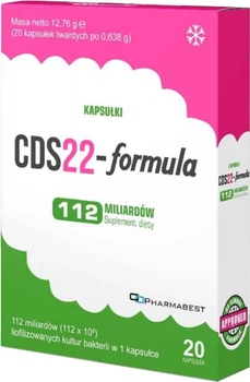 Пробіотик Pharmabest CDS22-formula 112 млрд 20 капсул (8055039380120)