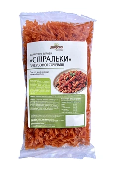 Макароны спиральки из красной чечевицы Здорово 300 г