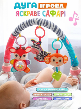Розвиваюча Дуга Sozzy для коляски SZ2303006BYA з музичними елементами