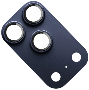 Защитное стекло камеры iPhone 17 Pro Max Armor Deck Lens Protector LG-012 Dark Blue WiWU