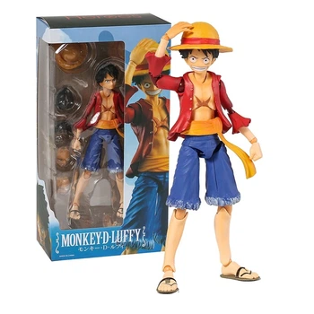 Аніме Фігурка Ван Піс One Piece Luffy Мугівара Луффі, рухомий на шарнірах, 17 см (OP 0162)